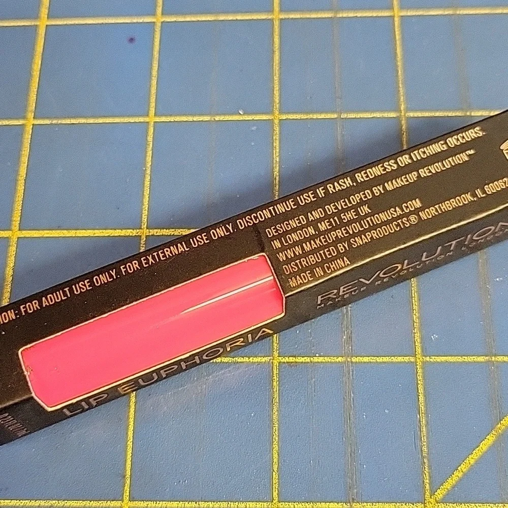 Revolution Lip Euphoria - Destiny Pink 7ml New